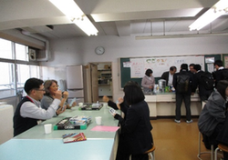 手書きの看板
